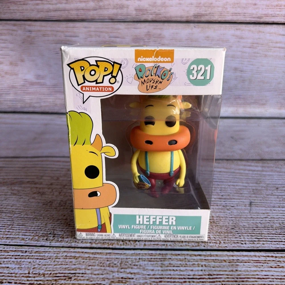 Funko Pop Animation Rockos Modern Life Heffer 321 Nickelodeon Vinyl Figure
